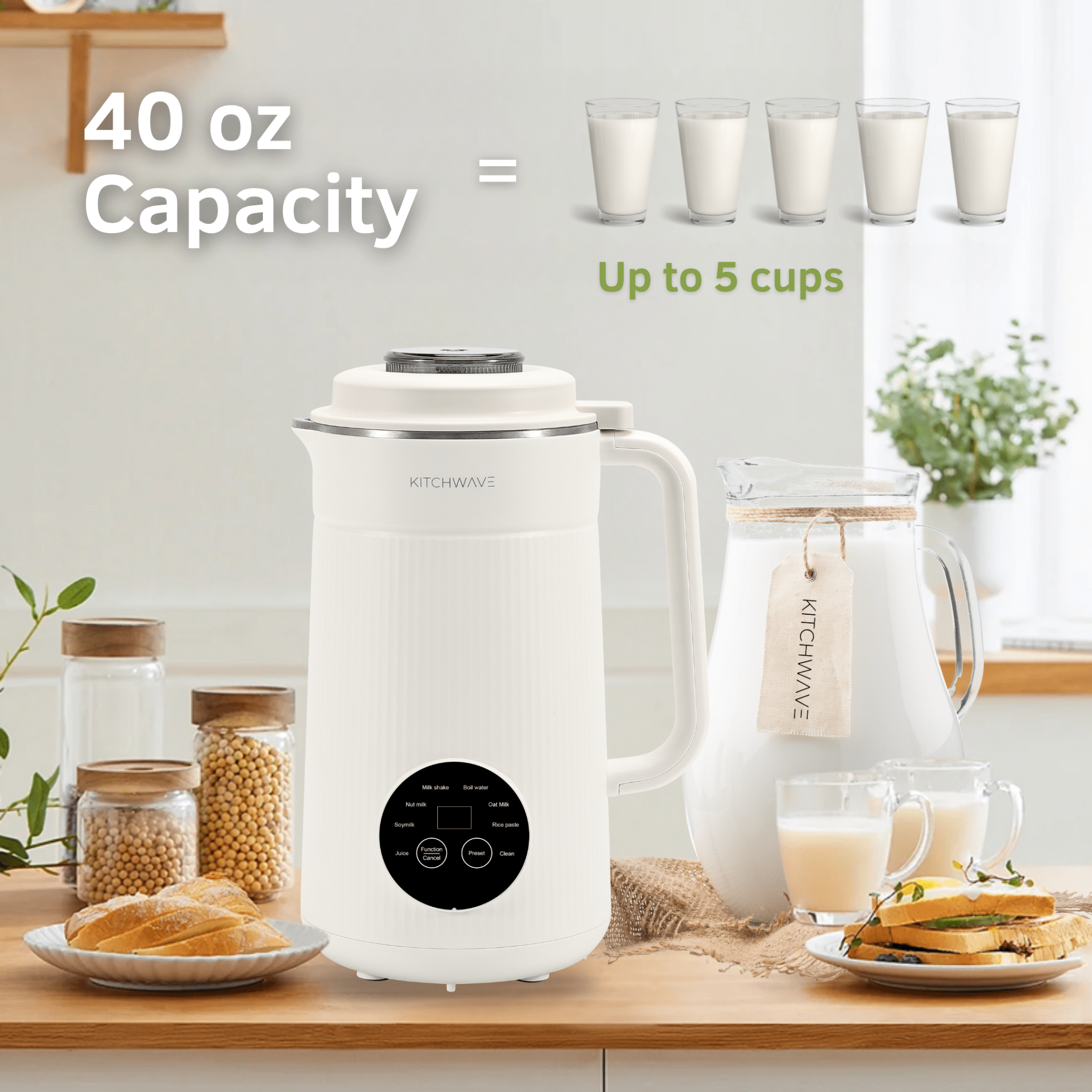 8-in-1 Nut Milk Maker Bundle KITCHWAVE