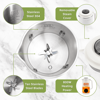 8-in-1 Nut Milk Maker Bundle KITCHWAVE