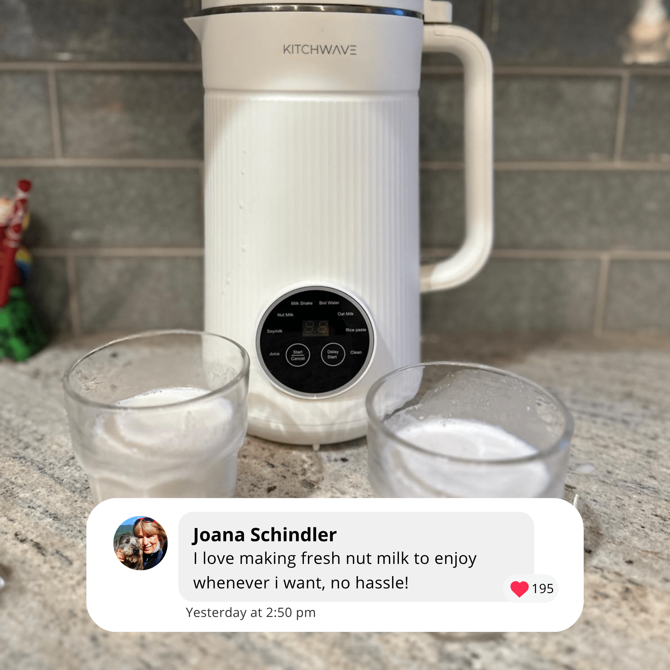 8-in-1 Nut Milk Maker Bundle KITCHWAVE