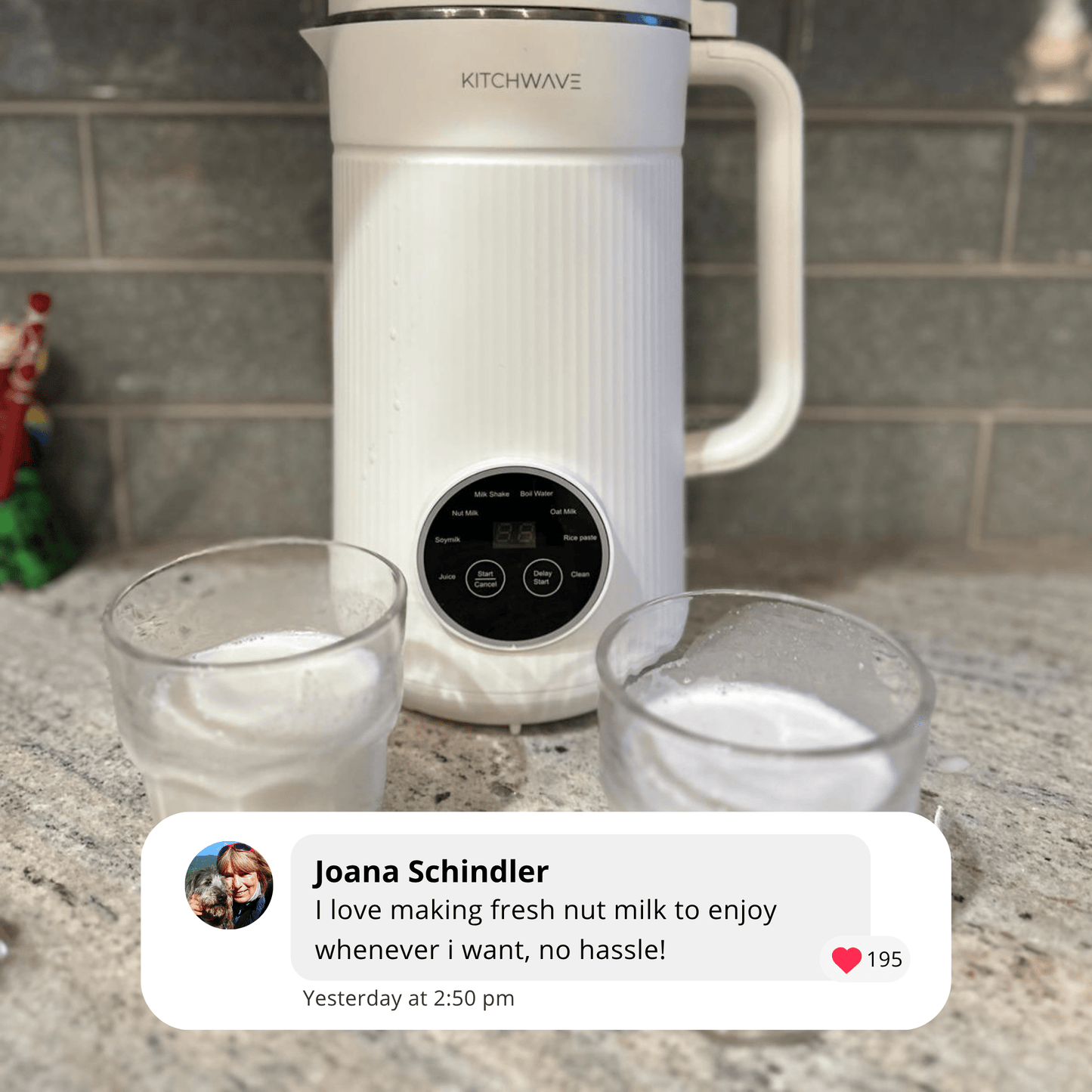 8-in-1 Nut Milk Maker Bundle KITCHWAVE