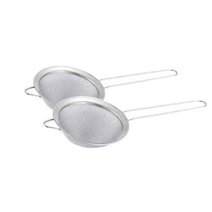 Stainless Steel Strainer (2-Pack) KITCHWAVE